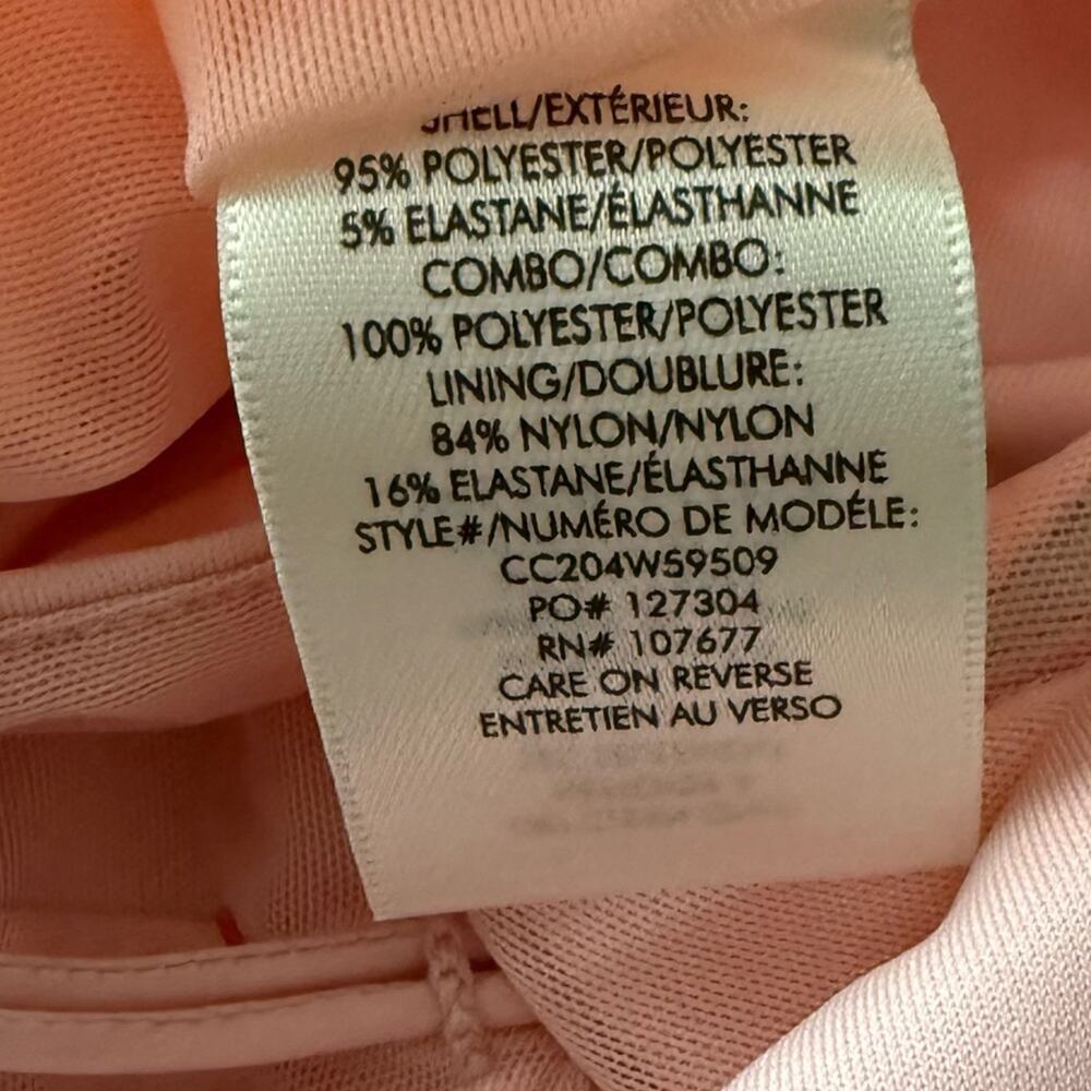 Alice + Olivia Marguerite Cutout Jersey Halterneck Maxi Dress English Rose Sz 6 - Picture 7 of 8